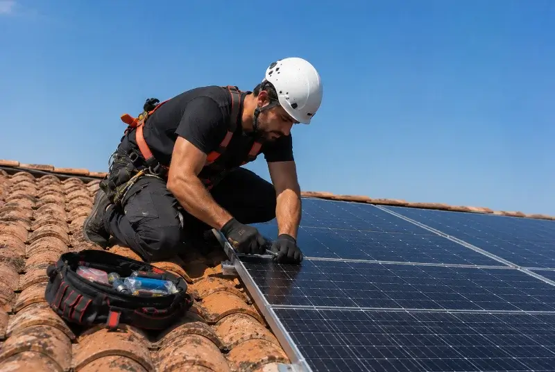 Maintenance et monitoring de panneaux solaires à Saint-Thomas-de-Conac